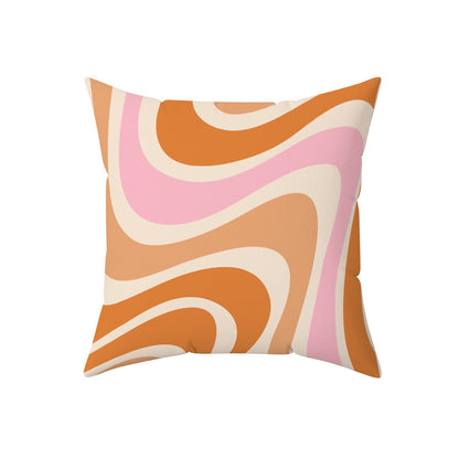 Retro Daisy Wavy Pillow Cover Set of 2 | Danish Pastel Cushion 20x20 | Y2K Groovy Room Decor | Aesthetic Pillow 18x18 16x16 14x14in